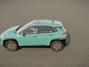 Hyundai Kona Electric 2022 3D Model