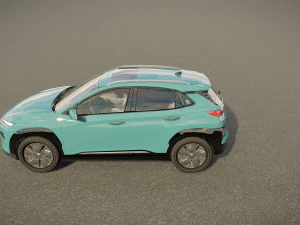 Hyundai Kona Electric 2022 3D Model