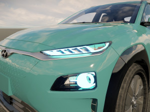 Hyundai Kona Electric 2022 3D Model