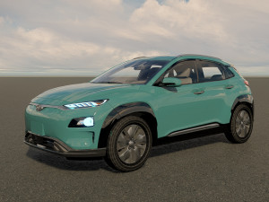 Hyundai Kona Electric 2022 3D Model
