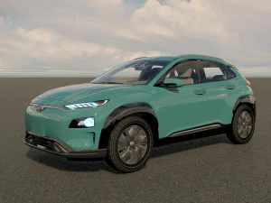 Hyundai Kona Electric 2022 3D Model