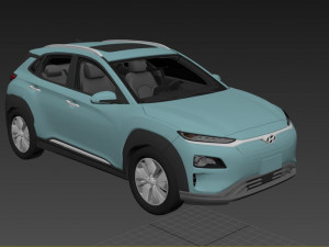 Hyundai Kona Electric 2022 3D Model