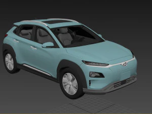 Hyundai Kona Electric 2022 3D Model