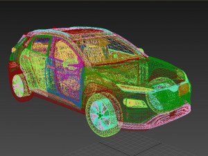 Hyundai Kona Electric 2022 3D Model