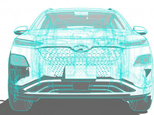Hyundai Kona Electric 2022 3D Model