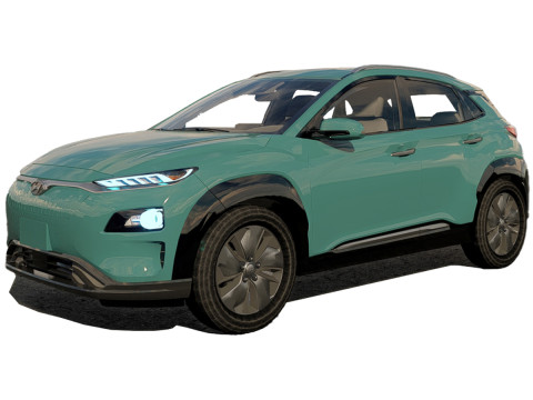 Hyundai Kona Electric 2022 3D Model