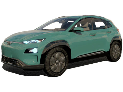 Hyundai Kona El&eacute;ctrico 2022 Modelo 3D