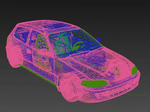 Honda civic 1992 hatchback 3D Model