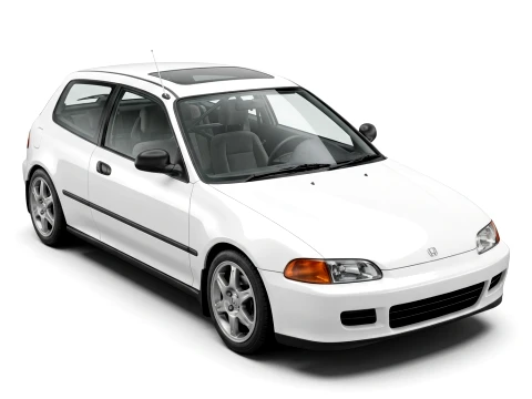 ホンダ シビック 1992 ハッチバック 3Dモデル