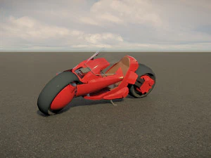 Scifi мотоцикл 3D Модель