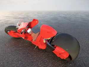 Scifi Motorcycle 3D Model