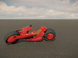 Scifi Motorcycle Modelo 3D