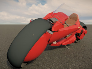 Scifi Motorcycle Modelo 3D