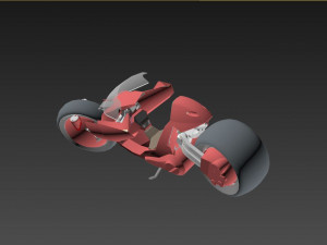 Scifi Motorcycle Modelo 3D