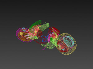 Scifi Motorcycle Modelo 3D