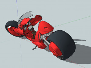 Scifi Motorcycle Modelo 3D