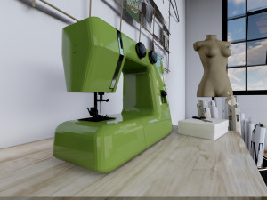 Fashion Designer Room 3D Model