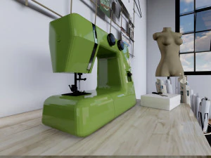 Fashion Designer Room 3D Model