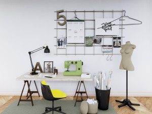 Fashion Designer Room 3D Model