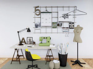 Fashion Designer Room 3D Model