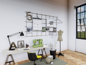 Fashion Designer Room 3D Model