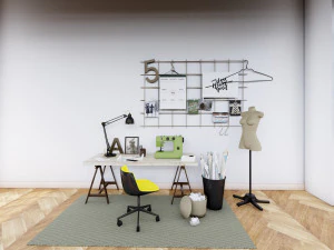 Fashion Designer Room 3D Model