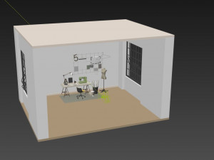 Fashion Designer Room 3D Model