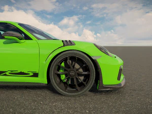Porsche 911 GT3 RS 2022 3D Model