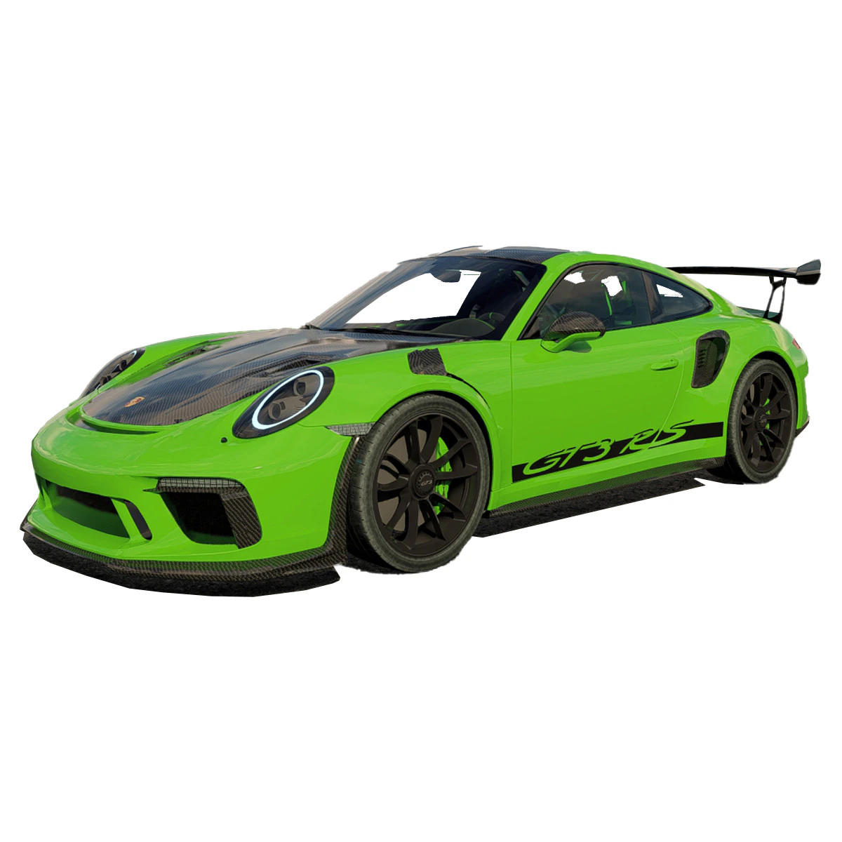 Porsche 911 GT3 RS 2022 3D Model .c4d .max .obj .3ds .fbx .stl .blend 