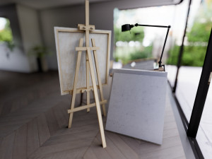 Drafting Table Pro set Modelo 3D