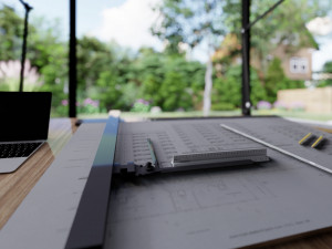 Drafting Table Pro set Modelo 3D