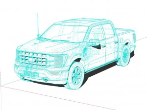F-150 2022 Modelo 3D