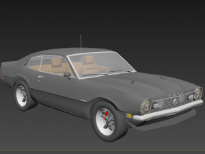 F maverick 1970 Modelo 3D