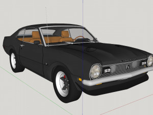 F maverick 1970 Modelo 3D