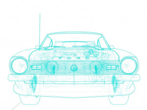 F maverick 1970 Modelo 3D