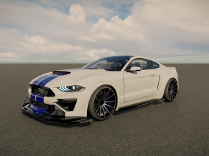 F Mustang 2022 tuned Modelo 3D