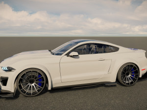 F Mustang 2022 tuned Modelo 3D