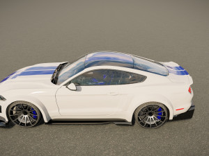 F Mustang 2022 tuned Modelo 3D