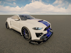 F Mustang 2022 tuned Modelo 3D
