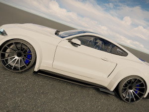 F Mustang 2022 tuned Modelo 3D