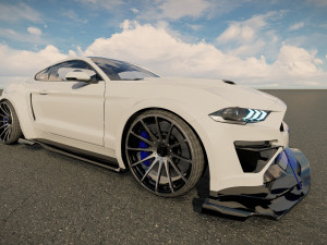 F Mustang 2022 tuned Modelo 3D
