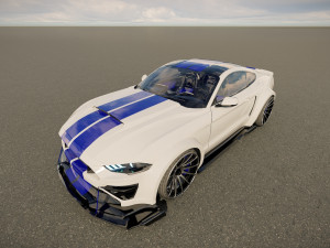 F Mustang 2022 tuned Modelo 3D