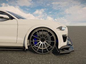 F Mustang 2022 tuned Modelo 3D