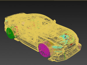 F Mustang 2022 tuned Modelo 3D