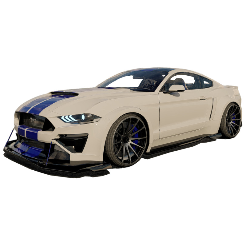 F Mustang 2022 tuned Modelo 3D .c4d .max .obj .3ds .fbx .stl .blend 