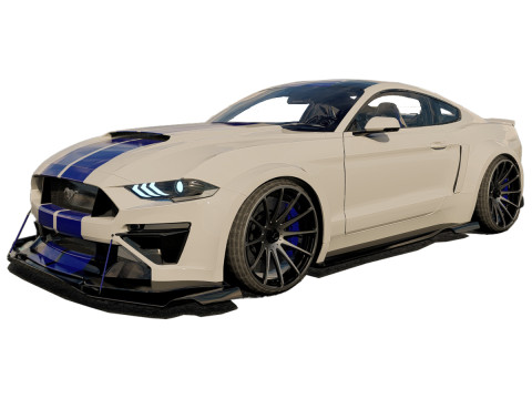 F Mustang 2022 tuned 3Dモデル