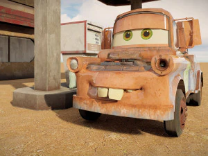 Pixar Cars Remolque Mater Modelo 3D