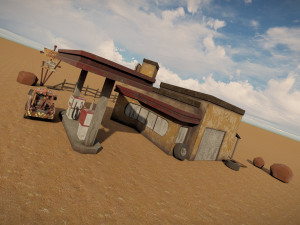 Pixar Cars Tow Mater Modelo 3D