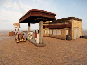 Pixar Cars Remolque Mater Modelo 3D