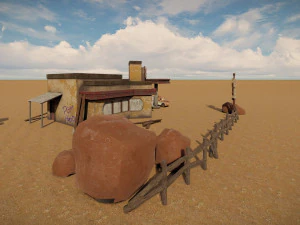 Pixar Cars Remolque Mater Modelo 3D